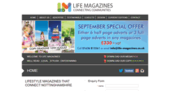 Desktop Screenshot of life-magazines.co.uk